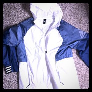 Adidas wind breaker rain hoodie (slim fit)